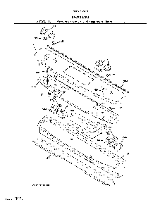 Backguard Diagram and Parts List for 79042533318  Kenmore Range