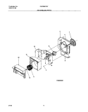 AIR HANDLING PARTS Diagram and Parts List for FAC085K7A7  Frigidaire Air Conditioner
