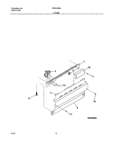 FRAME Diagram and Parts List for FDB126RBS0  Frigidaire Dishwasher
