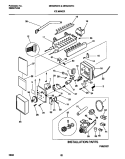 ICE MAKER Diagram and Parts List for MRS22WRCD1  Frigidaire Refrigerator