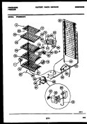 SYSTEM AND ELECTRICAL PARTS Diagram and Parts List for FFU09M3AW1  Frigidaire Freezer