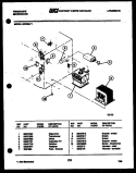 POWER CONTROL Diagram and Parts List for MC860L1  Frigidaire Microwave