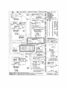 Part Location Diagram of 318047454 Frigidaire SERVICE DATA SHEET