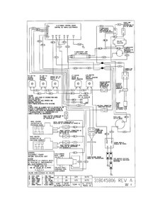 Wiring Diagram Diagram and Parts List for TGF657BFD5  Tappan Range
