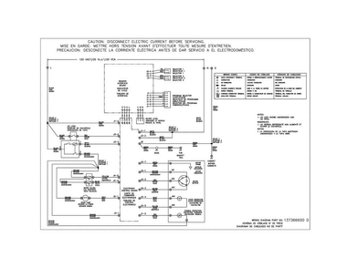 Wiring Diagram Washer Diagram and Parts List for SFLG3911RW1  Frigidaire Washer Dryer Combo
