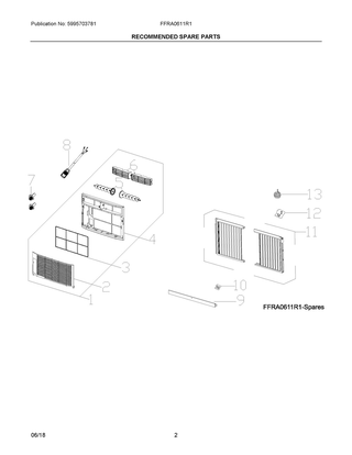Part Location Diagram of 5304517000 Frigidaire KNOB ASSEMBLY
