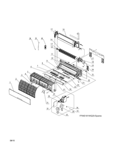 Part Location Diagram of 5304502199 Frigidaire BUSHING