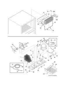 System Diagram and Parts List for FFHT1816PS3  Frigidaire Refrigerator