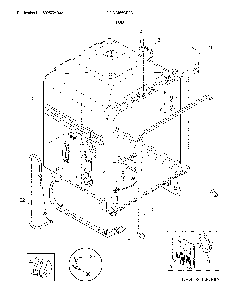 Tub Diagram and Parts List for FGID2466QF9A  Frigidaire Dishwasher