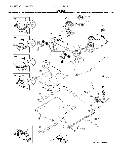 Burner Diagram and Parts List for FFGH3051VSB  Frigidaire Range
