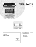 COVER Diagram and Parts List for FGES3065KFC  Frigidaire Wall Oven