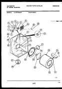 CABINET AND COMPONENT PARTS Diagram and Parts List for DET400KD1  Kelvinator Dryer