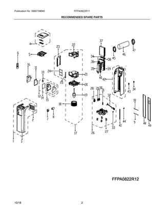 Part Location Diagram of 5304517052 Frigidaire EXHAUST HOSE