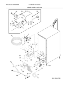 Part Location Diagram of 5304507948 Frigidaire TUBE