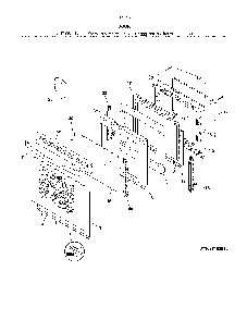 Door Diagram and Parts List for 79095059314  Kenmore Range