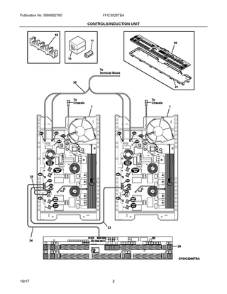 Part Location Diagram of 561940443 Frigidaire CONTROL ASSEMBLY