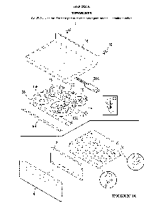 Top/drawer Diagram and Parts List for 79094202316  Kenmore Range