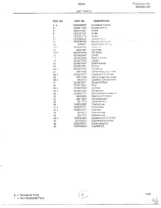 Unit Parts Page 2 Diagram and Parts List for 93202F  Frigidaire Dehumidifier