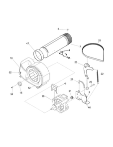 Motor Diagram and Parts List for FARE1011MW0  Frigidaire Dryer