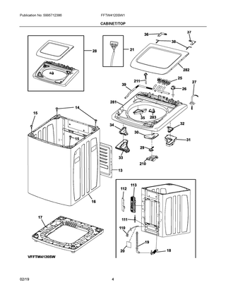 Part Location Diagram of 5304511338 Frigidaire LOCK ASSEMBY