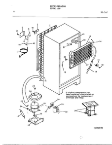Ice Maker Parts & Installation Parts Page 13 Diagram and Parts List for FPWW21TP  Frigidaire Refrigerator