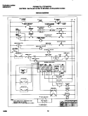 WIRING DIAGRAM Diagram and Parts List for FEF389CFSJ  Frigidaire Range