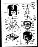 COMPRESSOR PARTS Diagram and Parts List for AS189K2K1  Frigidaire Air Conditioner