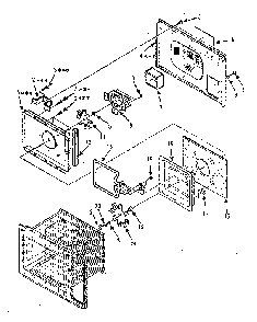 Cavity Parts-b Diagram and Parts List for 5648896380  Kenmore Microwave