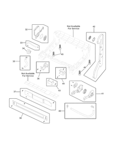 Frame Diagram and Parts List for FGHD2472PW0  Frigidaire Dishwasher