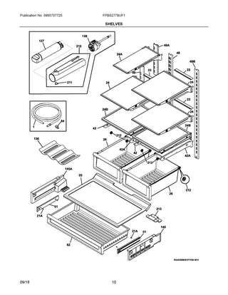 Part Location Diagram of 242096816 Frigidaire PAN-DELI