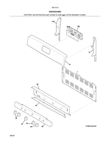 Part Location Diagram of 5304491873 Frigidaire Burner Knob - Black