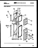 REFRIGERATOR DOOR PARTS Diagram and Parts List for RS22F8WS1A  Gibson Refrigerator