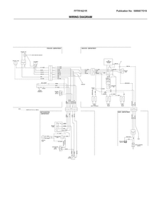 Wiring Diagram Diagram and Parts List for FFTR1621RS1  Frigidaire Refrigerator