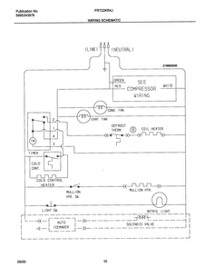 Wiring Diagram Diagram and Parts List for OEMFRGCONV3K  Frigidaire Refrigerator