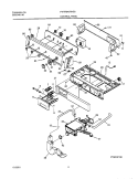 CONTROL PANEL Diagram and Parts List for FWTR645RHS0  Frigidaire Washer