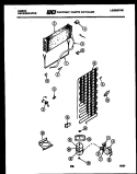 SYSTEM AND AUTOMATIC DEFROST PARTS Diagram and Parts List for RT14F2WS2B  Gibson Refrigerator