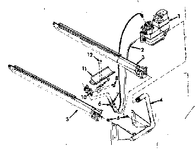 Burner & manifold assembly Diagram and Parts List for 86776915  Frigidaire Furnace