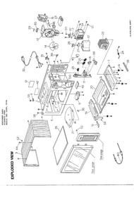 Microwave Oven Complete Diagram and Parts List for 8608A  Frigidaire Microwave