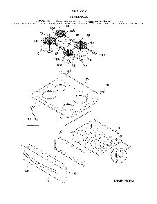Top/drawer Diagram and Parts List for 79094143312  Kenmore Range