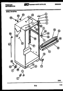 CABINET PARTS Diagram and Parts List for FPZ19TFW2  Frigidaire Refrigerator