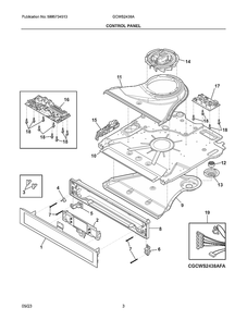 Part Location Diagram of 5304533763 Frigidaire CONTROL-ELECTRICAL
