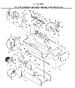 Ice container Diagram and Parts List for 25353679302  Kenmore Refrigerator