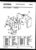 ELECTRICAL PARTS Diagram and Parts List for WAC086P7A1  Frigidaire Air Conditioner
