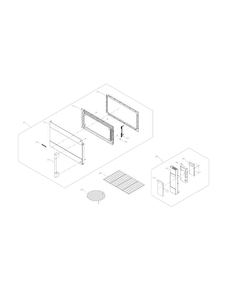 Control,door,miscellaneous Diagram and Parts List for E30MH65QPSA  Electrolux Microwave