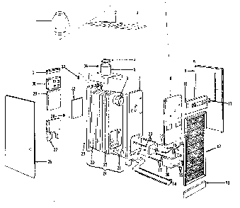 Part Location Diagram of 65448 Frigidaire Panel
