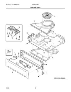 Part Location Diagram of 5304533762 Frigidaire CONTROL-ELECTRICAL