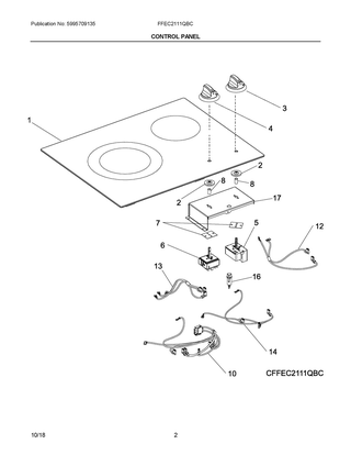 Part Location Diagram of 5304519985 Frigidaire SLEEVE