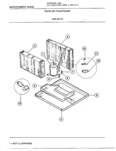 Room Air Conditioner Page 9 Diagram and Parts List for 5277C  Frigidaire Air Conditioner