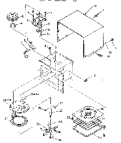 Cavity Parts-b Diagram and Parts List for 5648648310  Kenmore Microwave