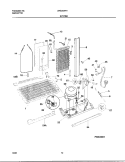 SYSTEM Diagram and Parts List for GRS20ZRHD8  Gibson Refrigerator